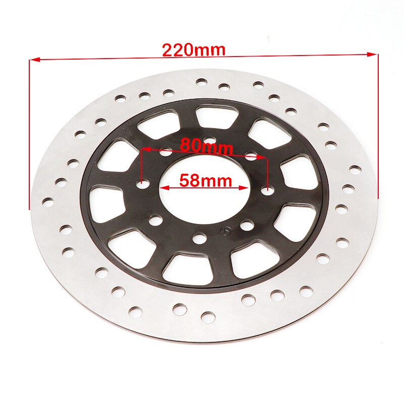 220mm rear brake disc for 150cc 250cc ATV Kart Quad Dirt Bike Dune Buggy parts