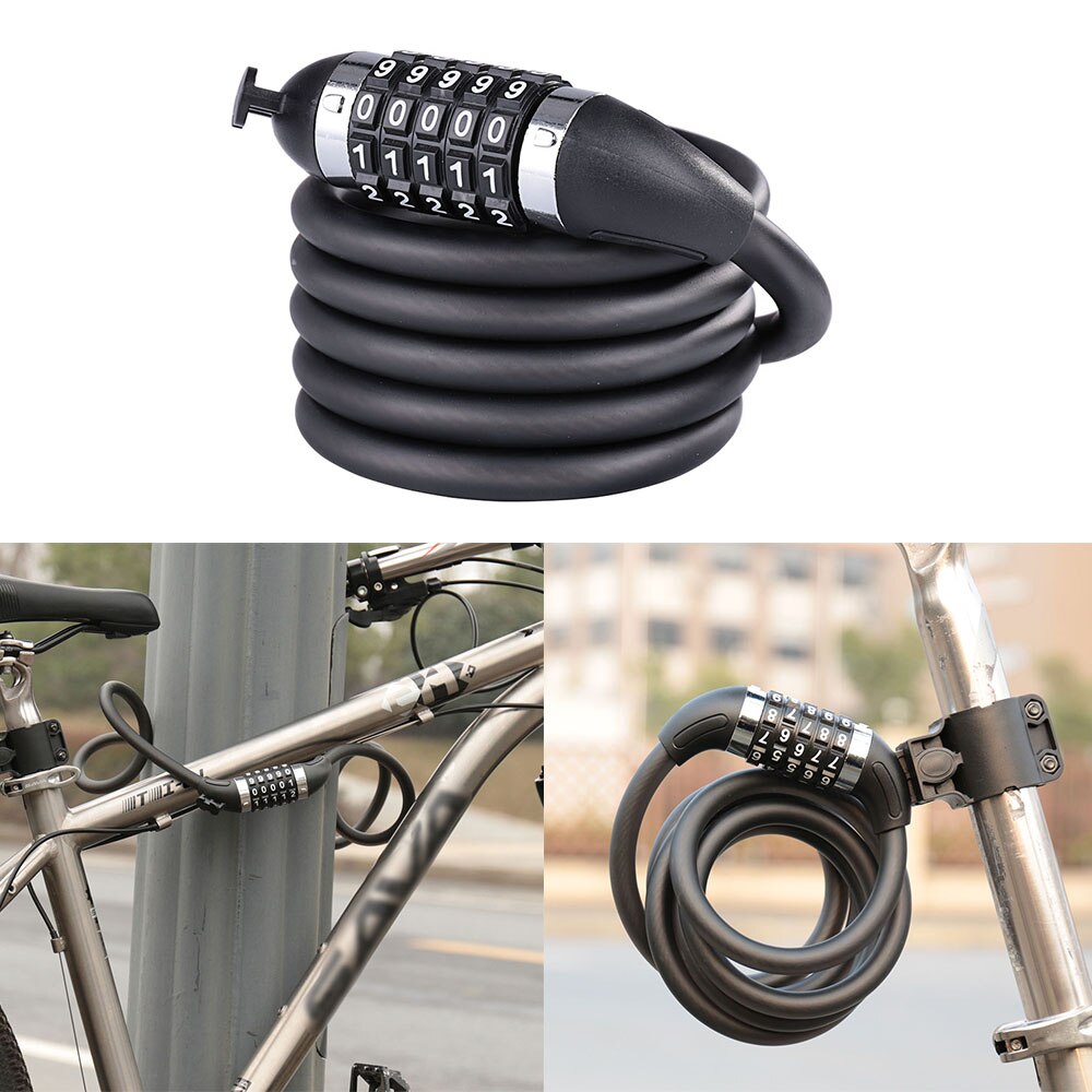 Opvouwbare Fiets Lock 2 Sleutels Sterke Beveiliging Anti-Diefstal Fietsslot Heavy Duty Chain Kabel Hangslot Motorfiets Slot Voor fiets