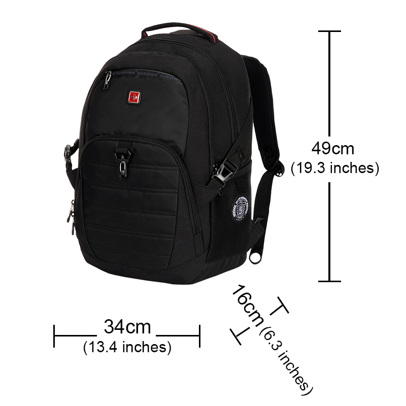 Swiss-Multifunctional Travel bag Multi-Layer Large Capacity 15.6 inch Laptop Backpack Original quality Business Bags School bag