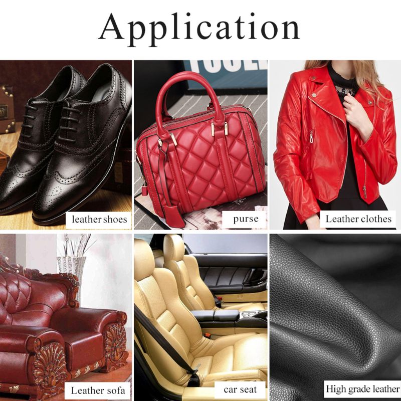 50ml Red Leather Paint Shoe Cream Coloring for Bag Leather Dye Repair Sofa Car Seat Scratch Leather Dye Repair