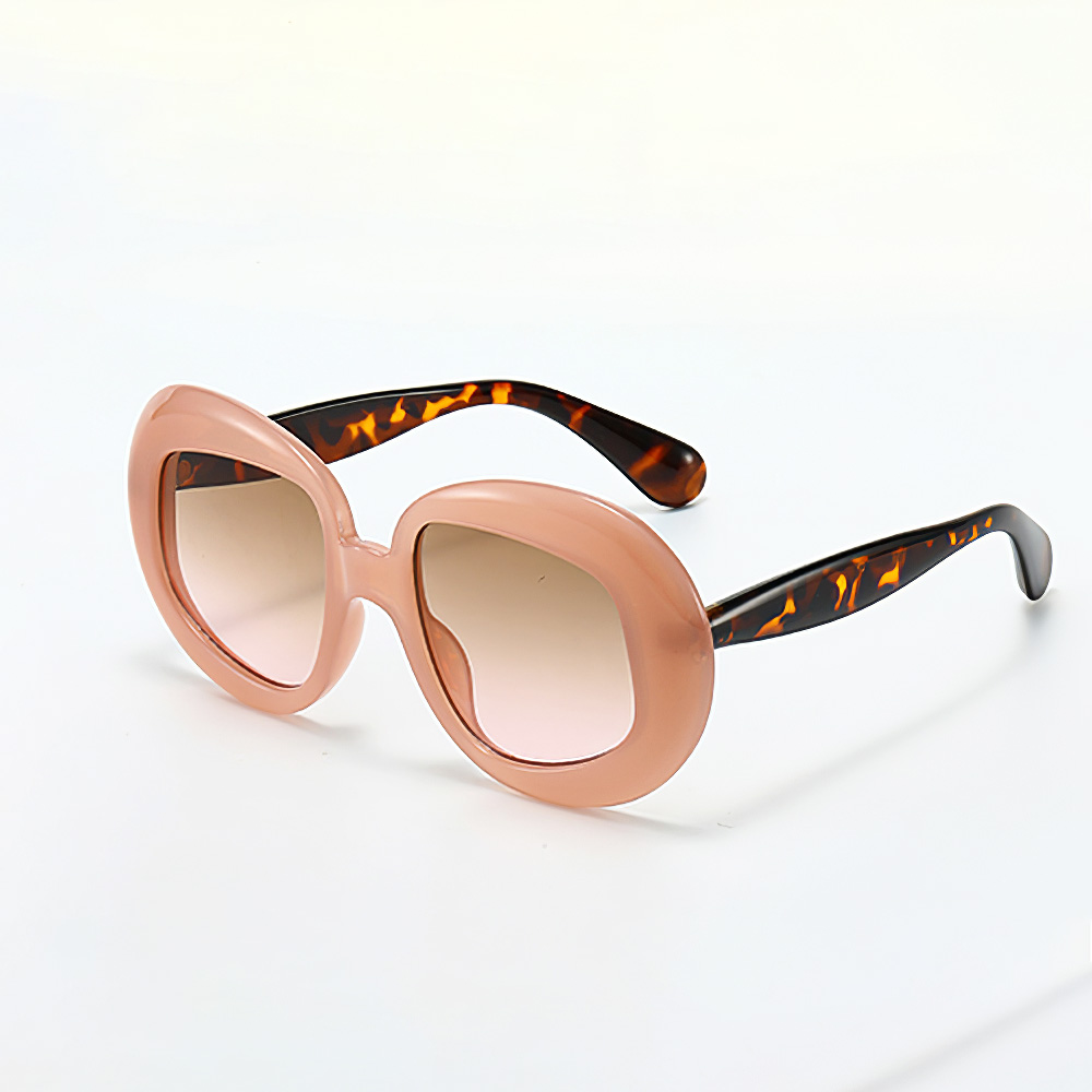 Solbriller til mænd og kvinder trendy solbriller goggles mand mærke cirkulære briller solbriller dame briller solbriller: Rød