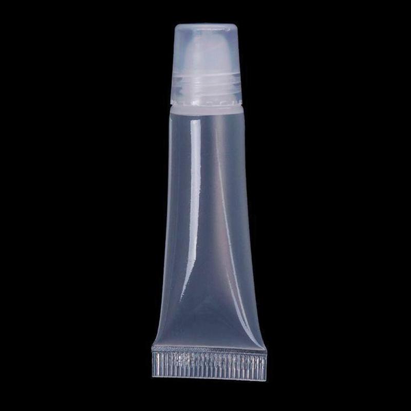 1/2/5/10/20 Pcs 8 Ml Zachte Lege Buizen Cosmetische Lipgloss Navulbare Plastic clear Tubes Make Containers Gereedschap