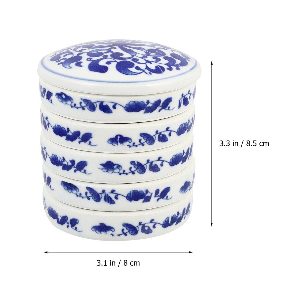 1 Set Ceramic Painting Pallets Color Mixing Board Pigment Trays Painting Plate