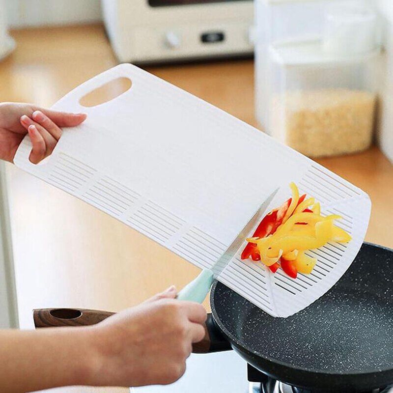 4- i -1 hopfällbar skärbräda kök multifunktionellt hopfällbart skärbräda plast dränerbart skärbräda sushi rullmatta