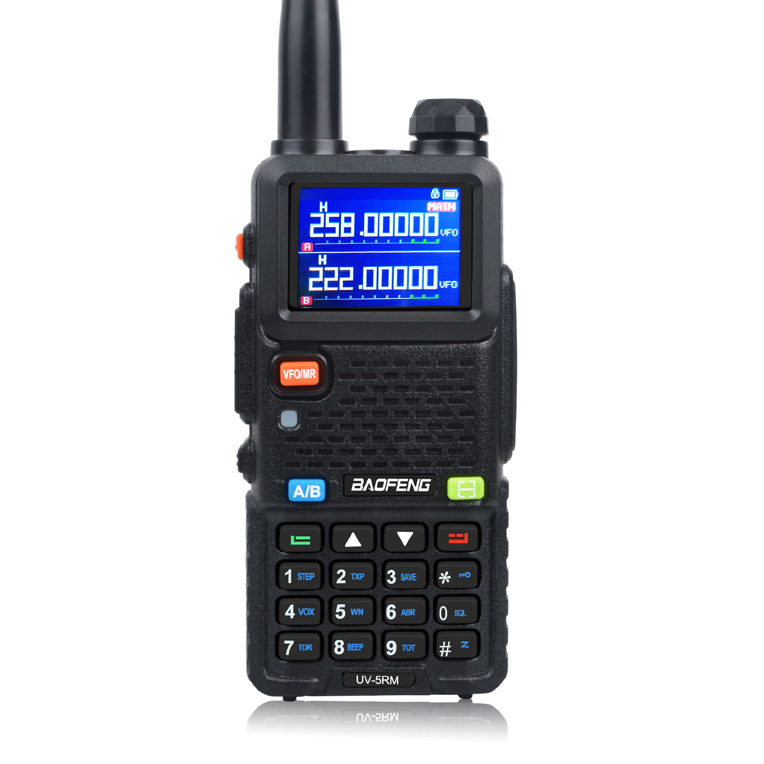 Baofeng UV-5RM Multi Band Walkie Talkie, Air Band, One Key, Cópia de Freqüência Rápida, 8W, Vox Scrambler, Rádio FM, 8W, 999Ch