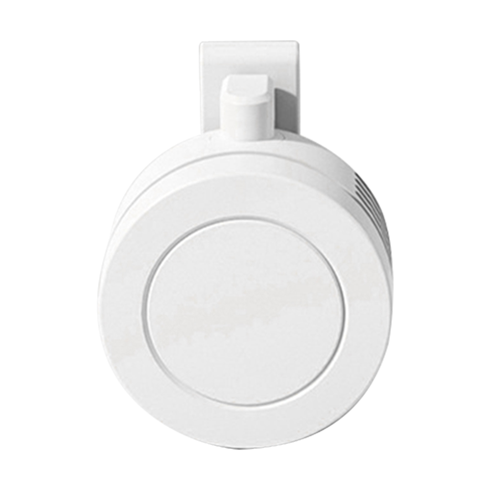 Bärbar bladlös elektrisk fläkt justerbar 3 hastigheter upphängd hängande midja nacke midja fläkt lämplig för utomhusbruk: Vit