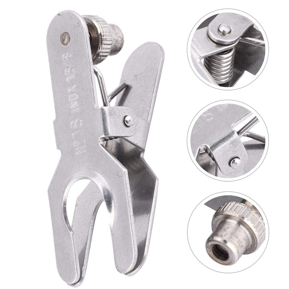 Pinza de sujeción esférica de laboratorio, abrazadera de Metal de junta esférica de acero inoxidable, 1 ud.