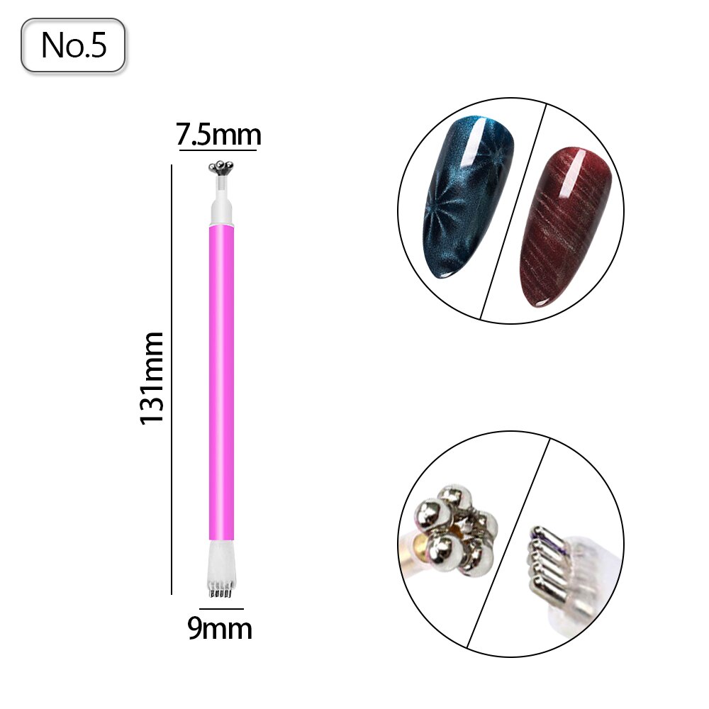 Kat Ogen Magneet Sterke Effect Magetic Voor 9D Kat Ogen Polijsten Multifunctionele Magnetische Pen Nail Decoratie Gereedschap