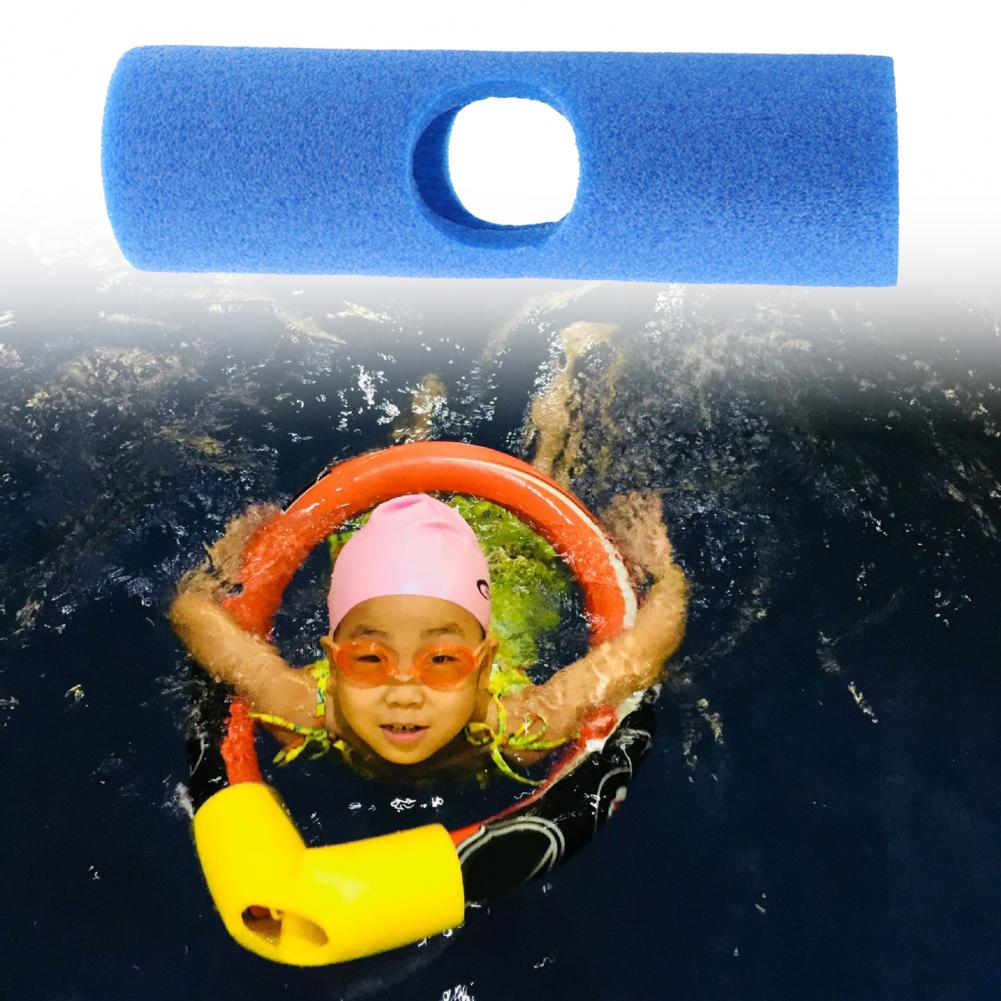 Ayuda de entrenamiento para flotador de fideos, conector hueco, EPE, suministros útiles de ayuda para natación, conector hueco de fideos, junta de Woggle