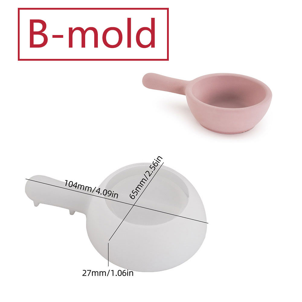Silicone Mold Tray Candle Holder DIY Cimento Candlestick Decoração Tealight Holder Argila de resina de gesso: Cinza claro