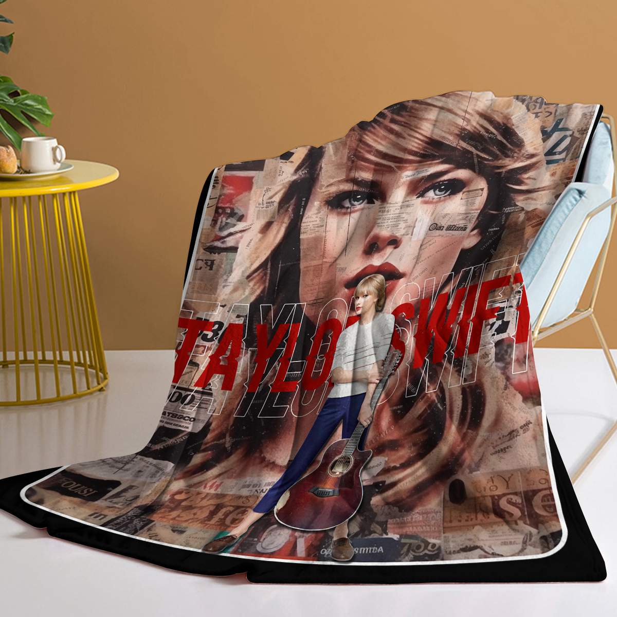 Couverture à jeter pour fille, lunettes de soleil chaudes en peluche, couvertures d'avion en papier pour enfants, adultes et adolescents pour canapé, canapé et lit: 150x200cm / Chair