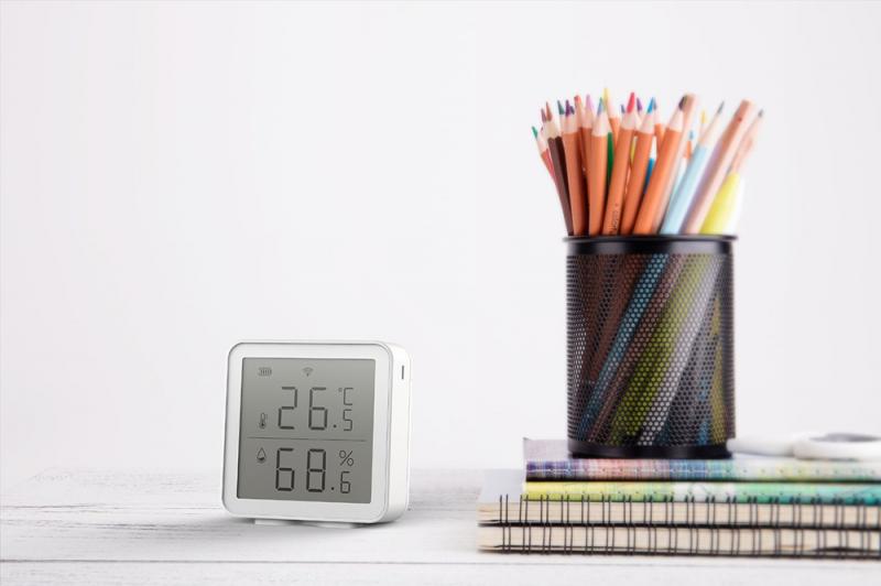 TUYA WIFI Temperature And Humidity Sensor Indoor Hygrometer Thermometer Linkage Temperature Humidity Abnormal Sensor Smart Home