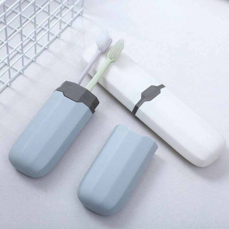 1pc Travel Portable Toothbrush Toothpaste Holder Storage Box Case Pencil practical Container toothbrush organizer bathroom tools
