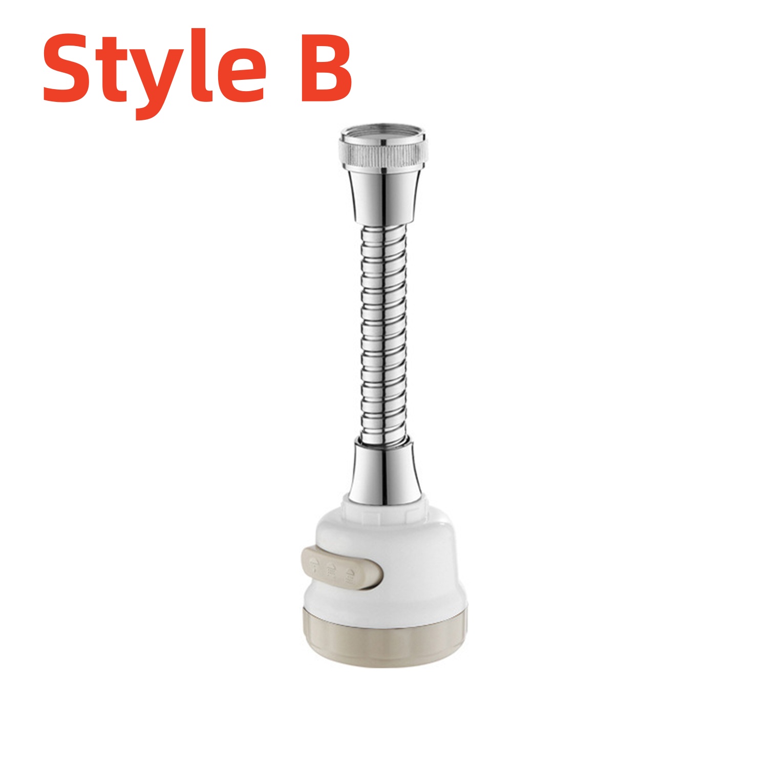 Arejador de torneira rotativa para cozinha, pia do banheiro, extensor de cabeça, adaptador de bico, purificador de filtro de água, 1 peça: YELLOW