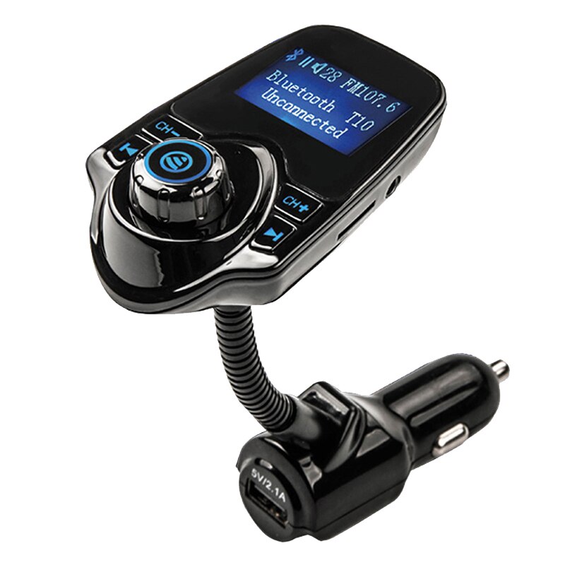 T10 Auto Bluetooth Handsfree MP3 Muziekspeler Fm-zender Dual Usb Charger Auto Fm-zender