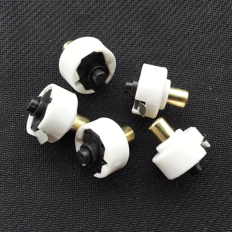 2 pieces Flashlight Switch Button Tail Cap Click Clicky Switch C8 Torch DIY Parts