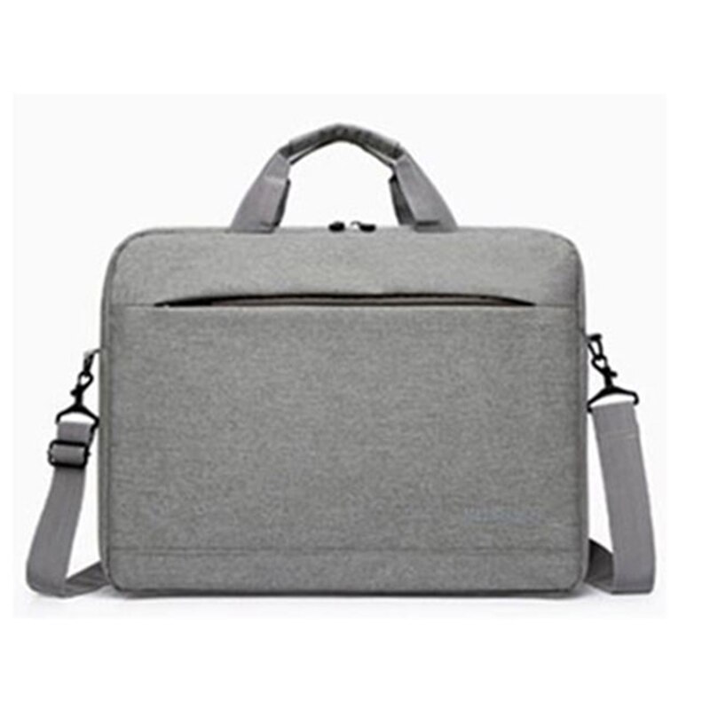 Laptop Bag Sleeve For 13",14",15 Inch Bag For Macbook Air Pro 13.3" 15.6" Waterproof Notebook Handbag shoulder Bag macbook case: Gray