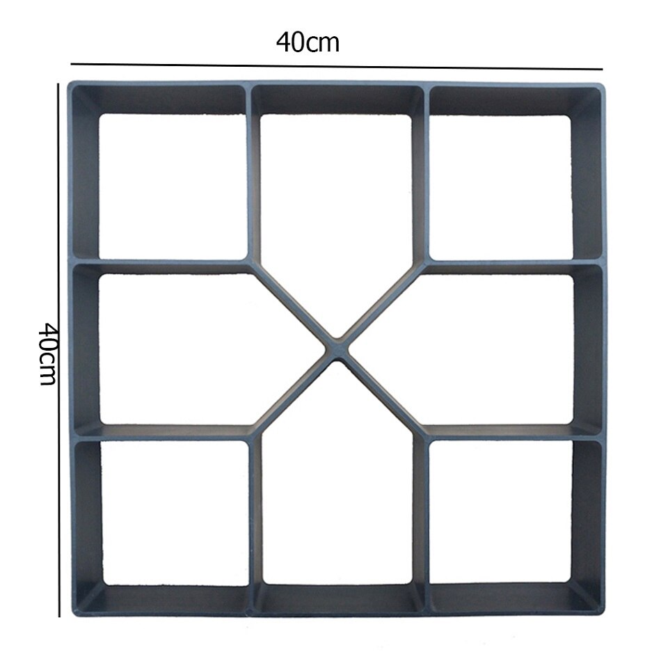 Jardin marche chaussée moule brique pierre route ciment béton moules chemin fabricant réutilisable bricolage pour jardin décoration outil: 17