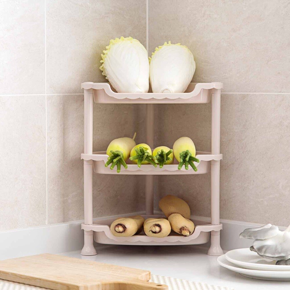 Bathroom Organizer Shelf Gap Holder 4/3 Layer Self Kitchen Space Saving Assembled Storage Rack For Dishes Pot Kitchen Tools