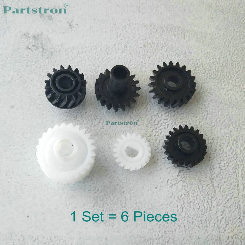 1Set Developer Gear Kit 6Pcs For use in Konica Minolta Bizhub 162 163 180 210 220 Di1611 Di1811 152 183