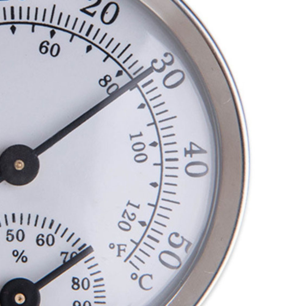 Higrotermógrafo mecánico para el hogar, medidor de temperatura de pared, humedad, Dial, termómetro, higrómetro para habitación, Detector de humedad