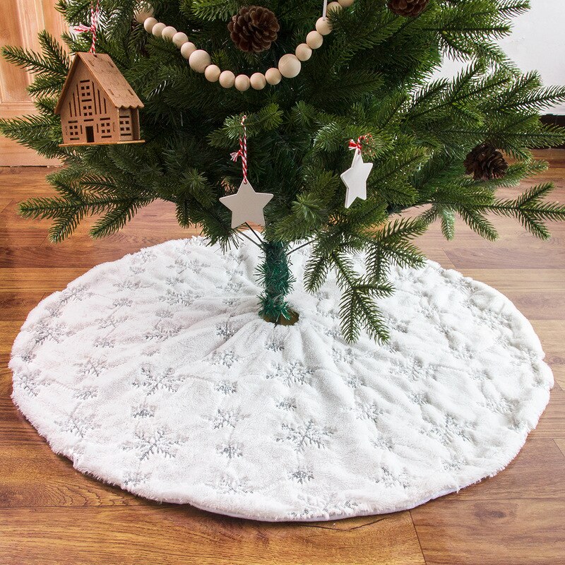 Kerst Home Decoratie Kerstboom Rok Bont Rok Sneeuwvlok Mat Vrolijk Kerstboom Decoratie Jaar 2022 Navidad
