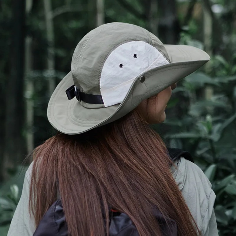 Sombreros de cubo con protección solar a juego para hombre y mujer, sombrero de verano para acampar, secado rápido, montañismo, senderismo, viaje, gorro de lavabo para el sol