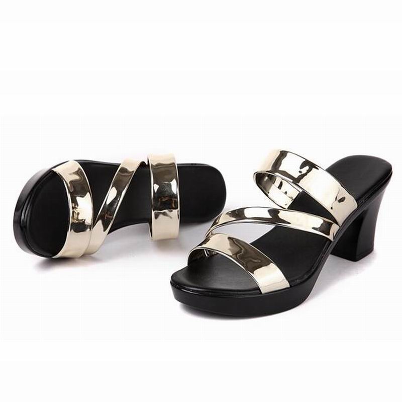 GKTINOO été femmes sandales diapositives chaussons pour femmes sandales chaussures épais talons hauts plate-forme chaussures sandalias mujer