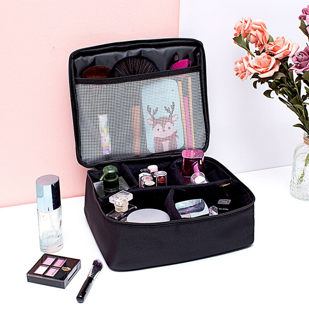 Bolsa de aseo colgante, bolsa grande de viaje para maquillaje, estuche para cosméticos, bolsa de almacenamiento para artículos de tocador, organizador de lavado, organizador, bolsas de almacenamiento: B