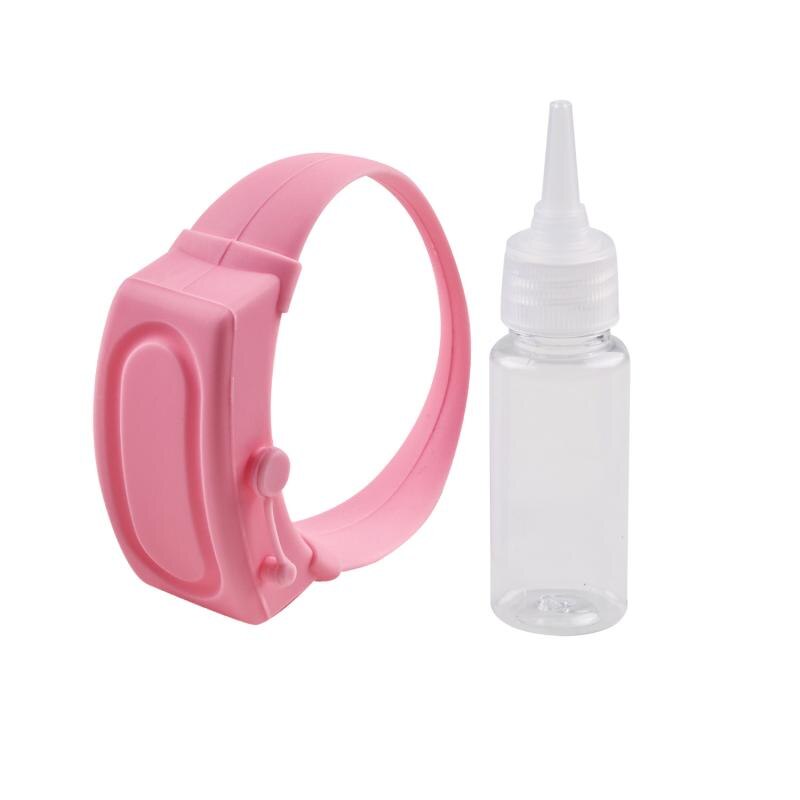 Portable Wristband Hand Dispenser Hand Sanitizer Dispensing Silica gel Wearable Dispenser Pumps Disinfecta Wristbands Hand Band: P