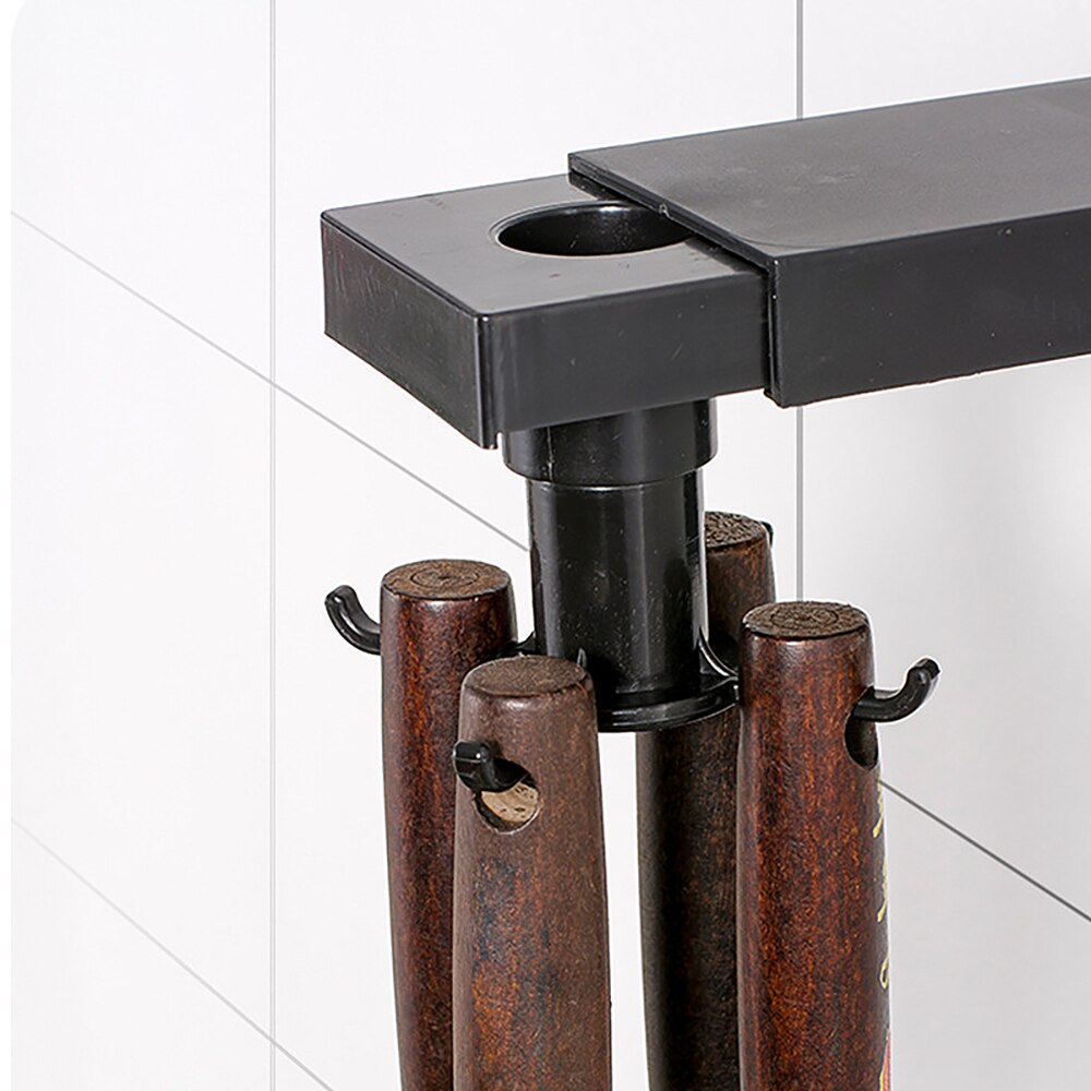 360 Degree Rotating Home Hanger Durable Cabinet Storage Rack PP Home Household Shelf Hanger Clothes Wall Mount Spatula Glass Mug