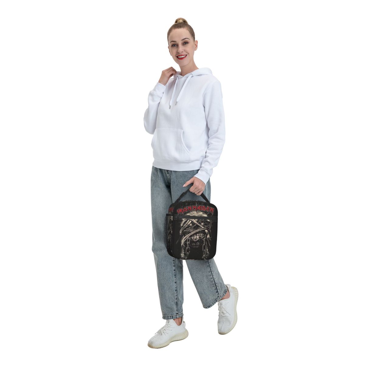 Custom Heavy Metal Lunch Bag Women Cooler Thermal Insulated Lunch Boxes for Children School