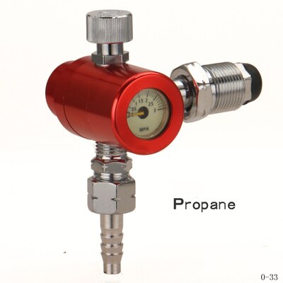Argón, oxígeno, propano y acetileno, regulador de presión, reductor, caudalímetro, regulador de Gas, válvula Reguladora de argón: Propane Meter
