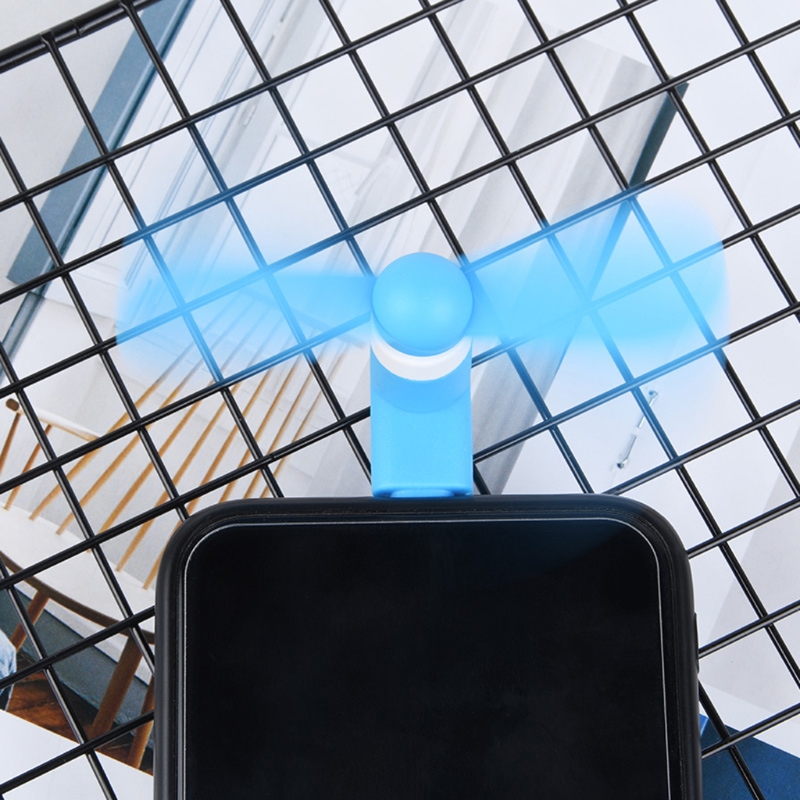 Travel Portable Cell Phone Mini Fan Type-C Micro USB Cooling Cooler For Androids Phones Fans