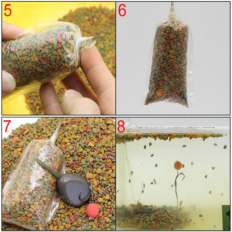Carpe pêche pva sacs tiges solide sac tiges plomb insérer fin terminal matériel mash solide sacs tige