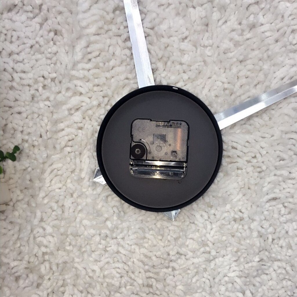 3D DIY Sticker Clock Wall Clock Kitchen Livingroom Needle Time Watch Quartz Large Clock 12cm dia AA Battery
