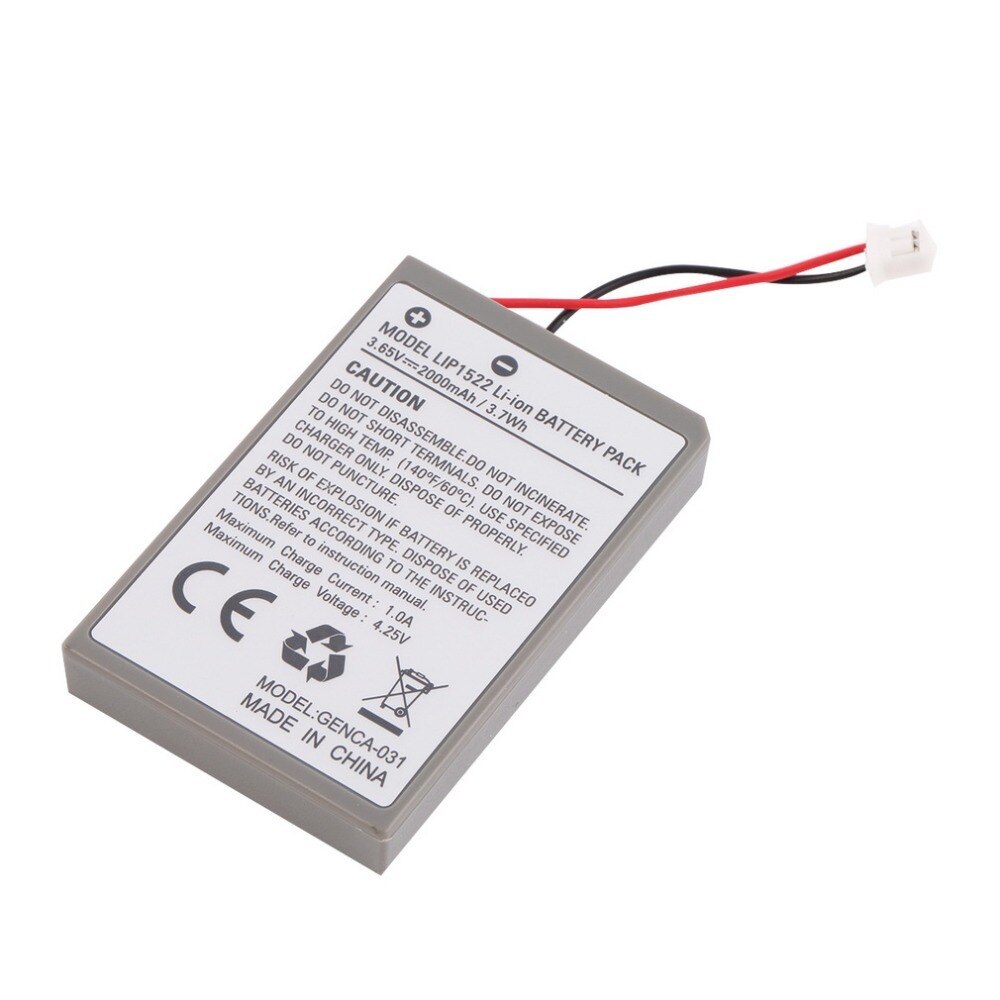 2000mAh Rechargeable Battery Extended Power Replacement For PS4 Controller With Cable