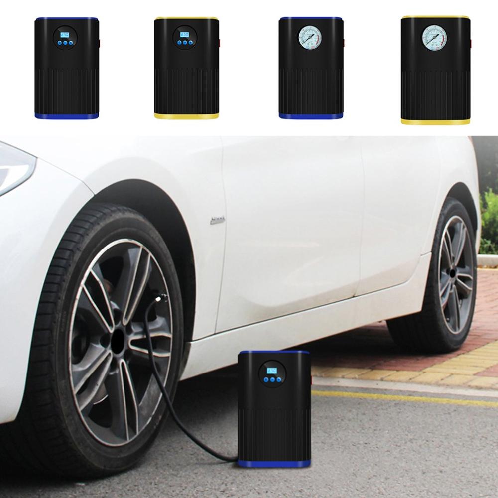 Car Emergency Air Pump Digital/ Pointer Display Automatic Charging And Stopping Automobile Plastic Tire Air Pump