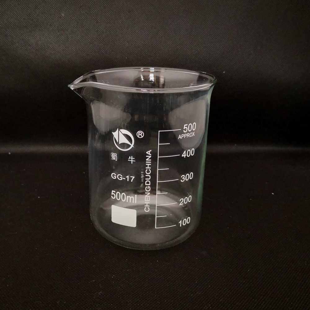 Laboratoire 50ml à 2000ml basse forme bécher chimie laboratoire verre Transparent bécher flacon épaissi avec bec verseur