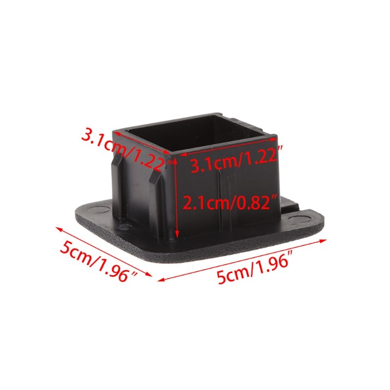 Funda de enganche de remolque, 1 pieza, 1 pulgadas (1/4 pulgadas), Universal, clase I y clase II, color negro, novedad de 1,25