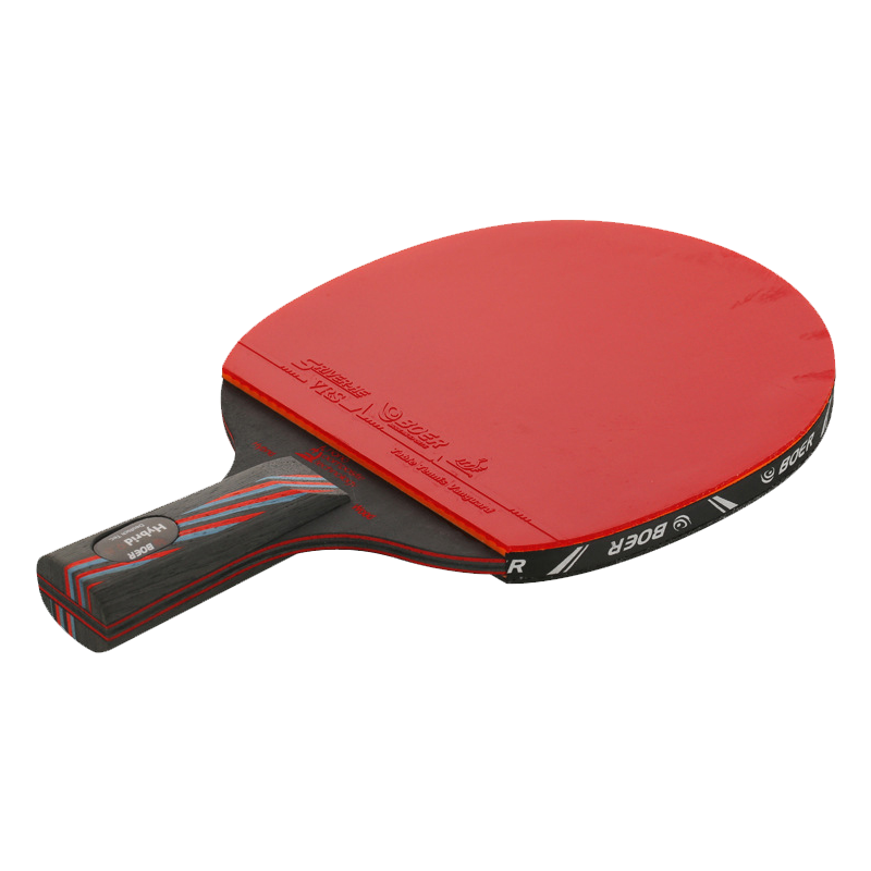 Raqueta de tenis de mesa S6, raqueta de Ping Pong con funda para bolsa, pelotas de tenis de mesa gratis, con espinillas de elasticidad en paleta