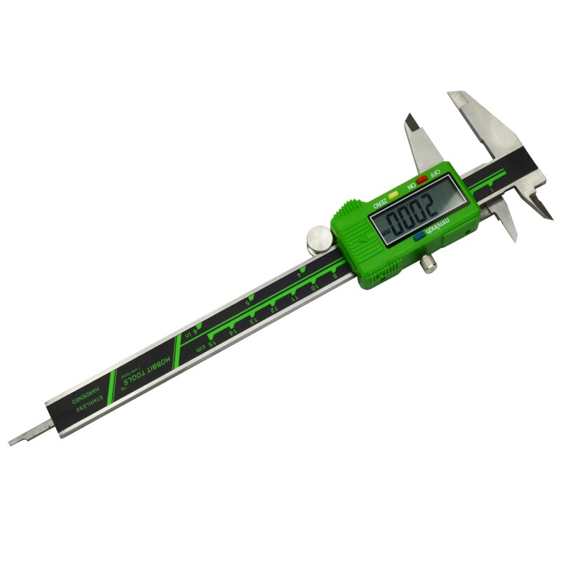 Green color digital caliper 0-150mm 6inch electronic vernier caliper stainless steel digital Schieber caliper guage