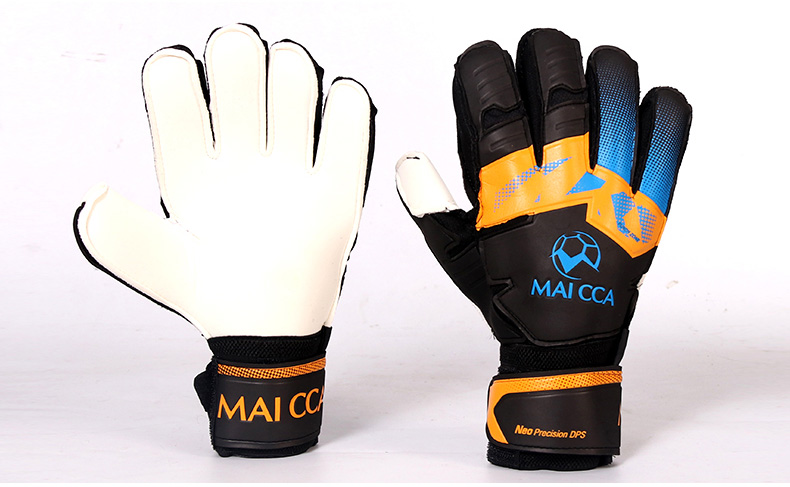 Fußball Torwart Handschuhe Professionelle Fußball Goalie Handschuhe Ziel keeper Handschuhe keine Finger Schutz Verdickt Latex: Color  C / 10