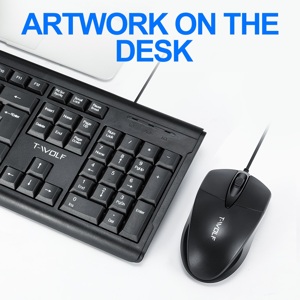 Keyboard and Mouse suite office home game keyboard and mouse are on