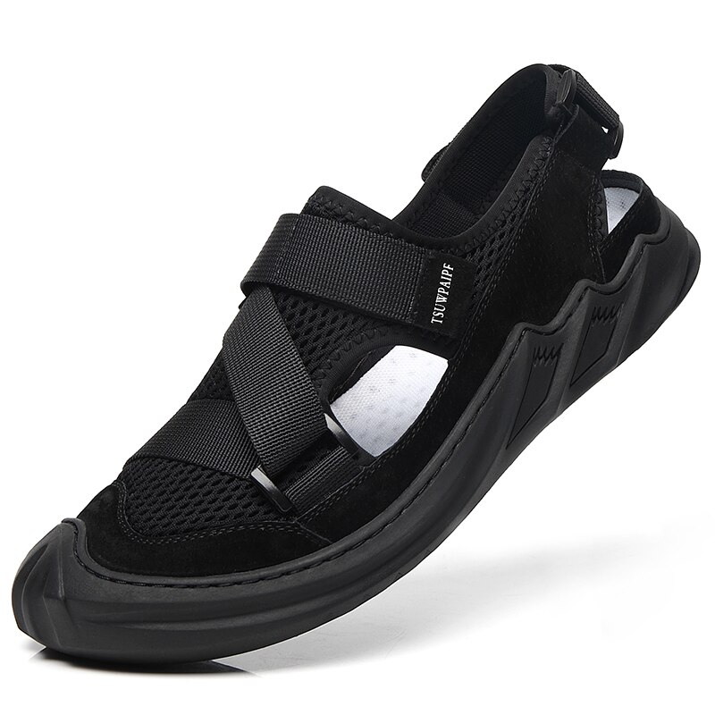 piel safety sandel mens cuero homme deportivas playa sandalias sandalle sandal zandalias para summer casual leather da uomo man