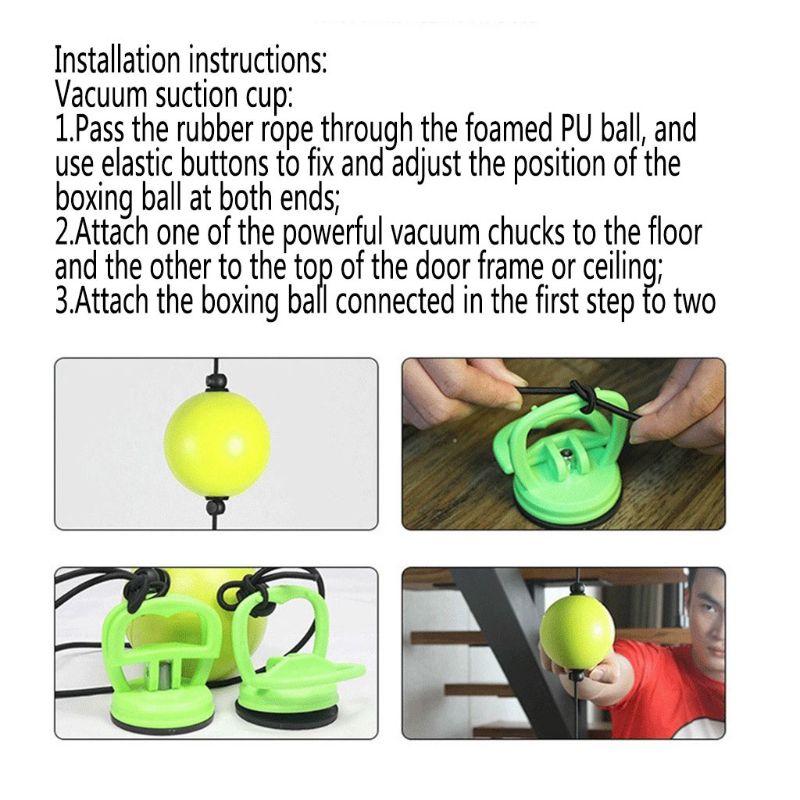 Boksen Snelheid Bal Volwassen Reactie Fitness Training Apparatuur Stress Reliever Tool K1KD