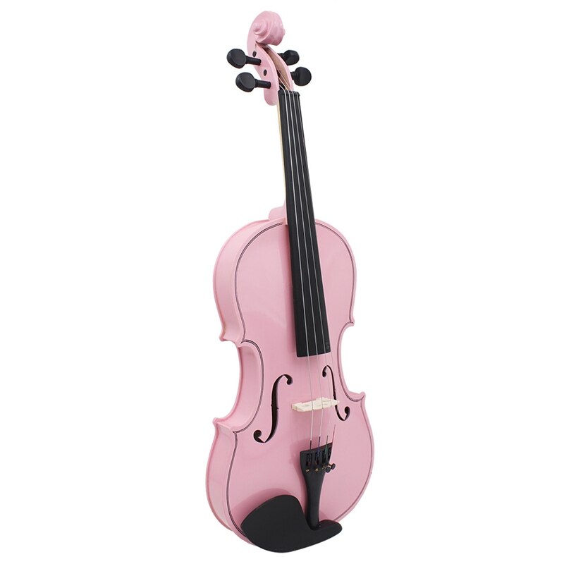 4/4 akustisk violinfiol i fuld størrelse med kasse bueharpiks violin