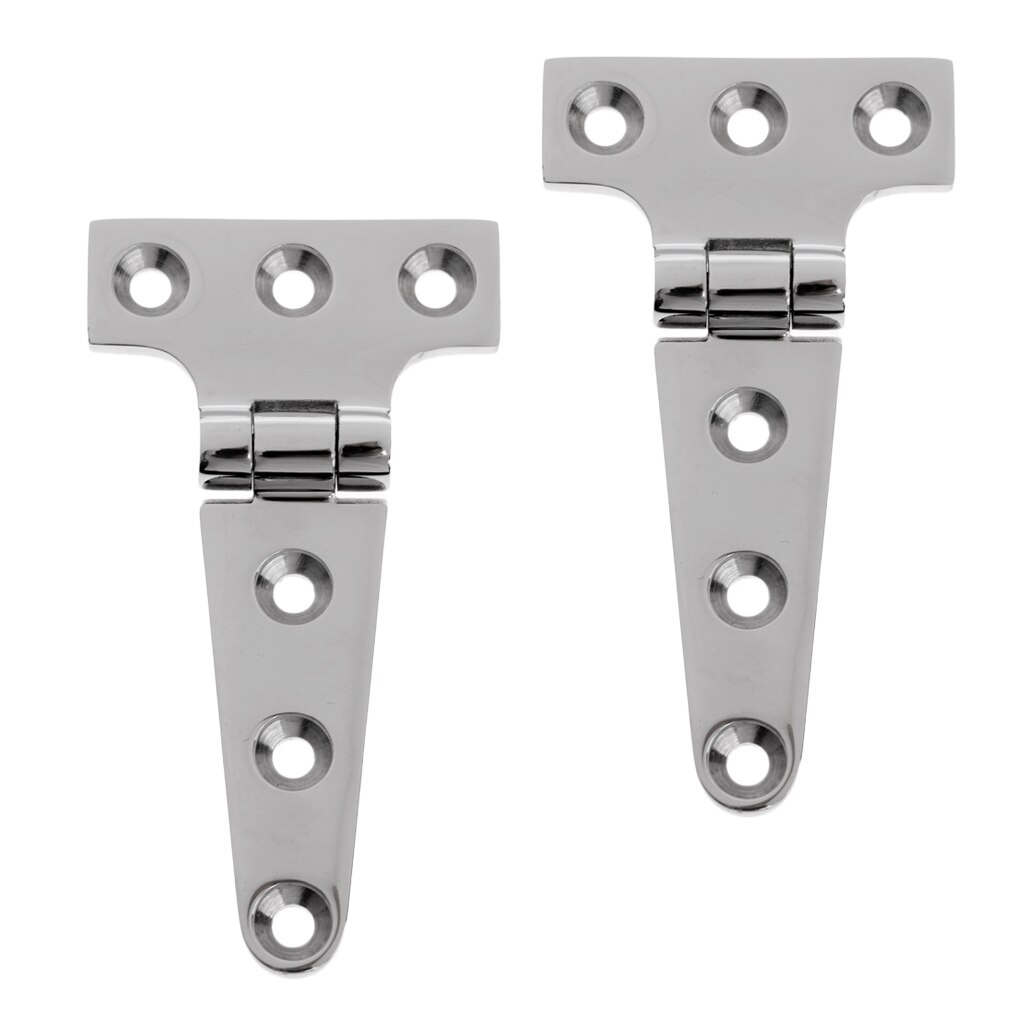 4" Heavy Duty Triangle T-Hinge Wooden Gate Trailer Shed Door Tee Strap Hinge