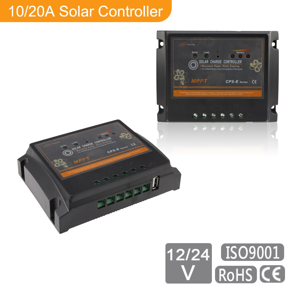 Mppt Zonnepaneel Regulator Laadregelaar 12V/24V Auto Focus Tracking Zonne-controller Solar Laadregelaar