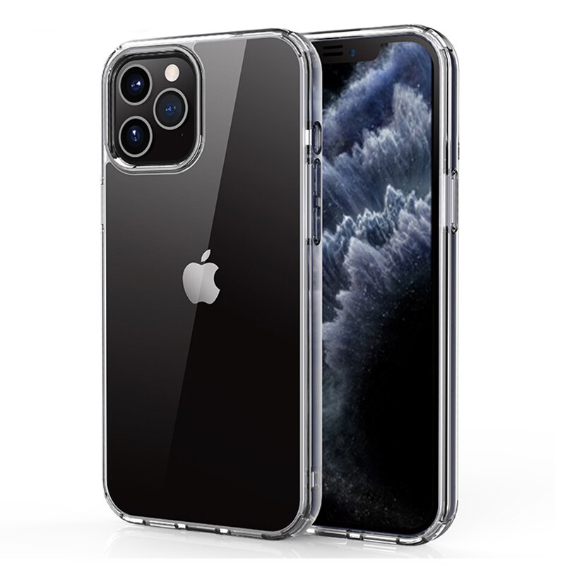 Ultra Sottile Trasparente della Cassa Del Silicone Per il iPhone 12 11 Pro XS Max X XR Molle Della Copertura di TPU Per il iPhone 7 8 6 6s Plus 12 Mini SE 2020 XS Caso